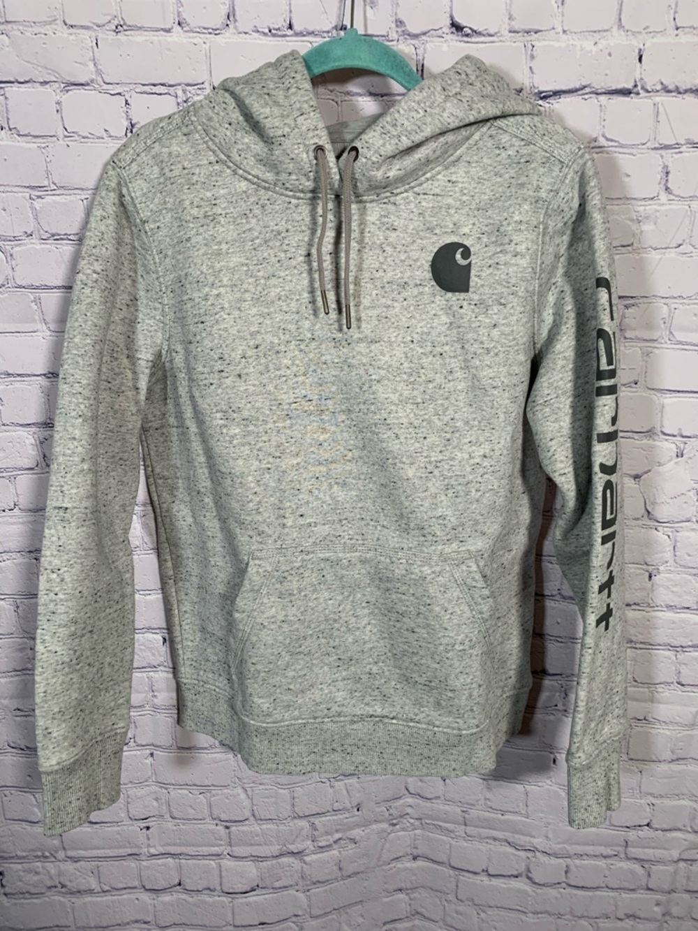 Carhartt Womesn Relaxed Fit Pullover Sweatshirt Heather Gray Size L Casual Layer